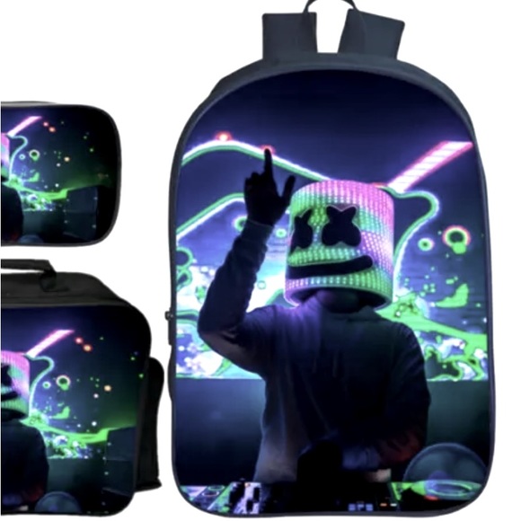 Accessories Marshmello Dj Backpack With Side Pockets Poshmark